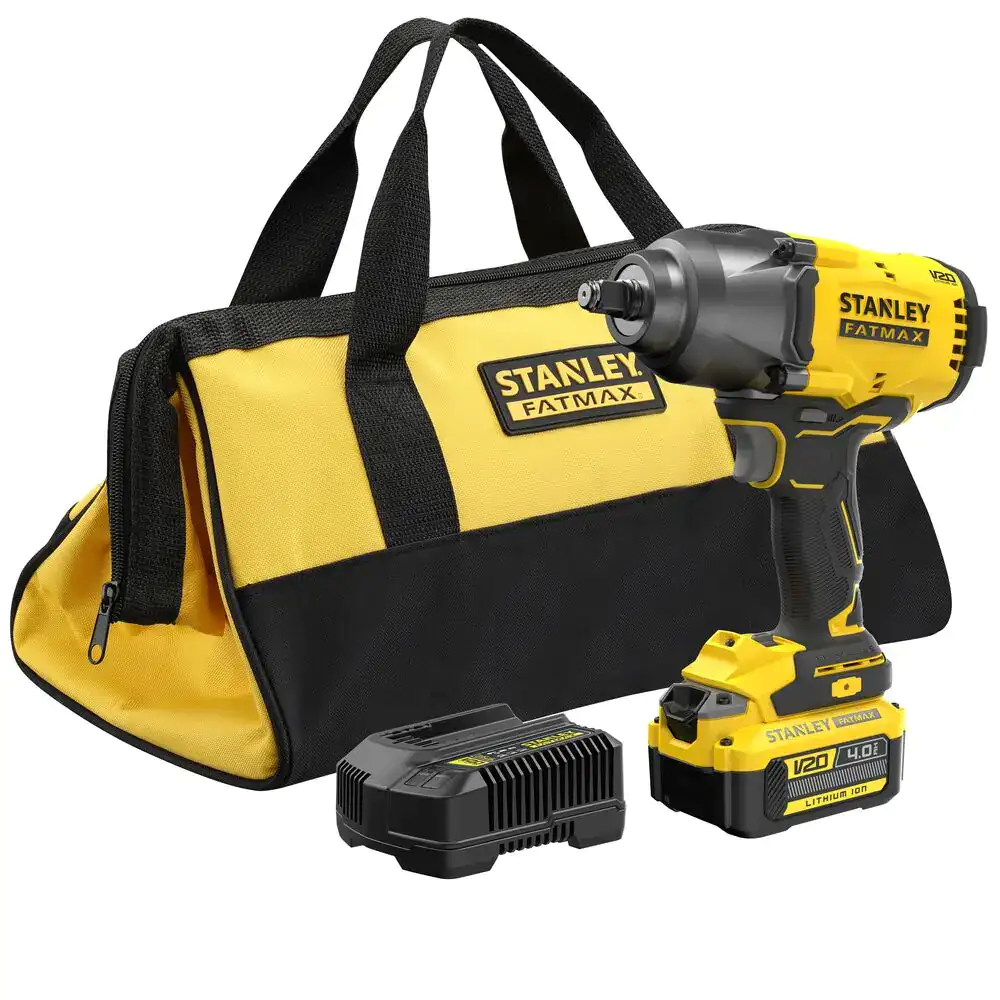 Llave de impacto Stanley SFMCF940M1-QW V20 de 4 Ah y 1/2